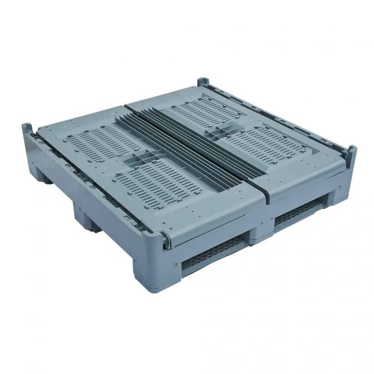 ECO-OZCRATE 2 foldable crate with collapsed sides